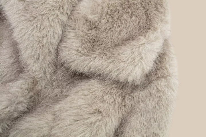 Anamorela Nude Luxe Statement Coat