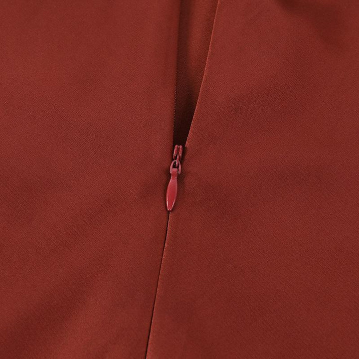 Anamorela Nude Luxe Satin Dress