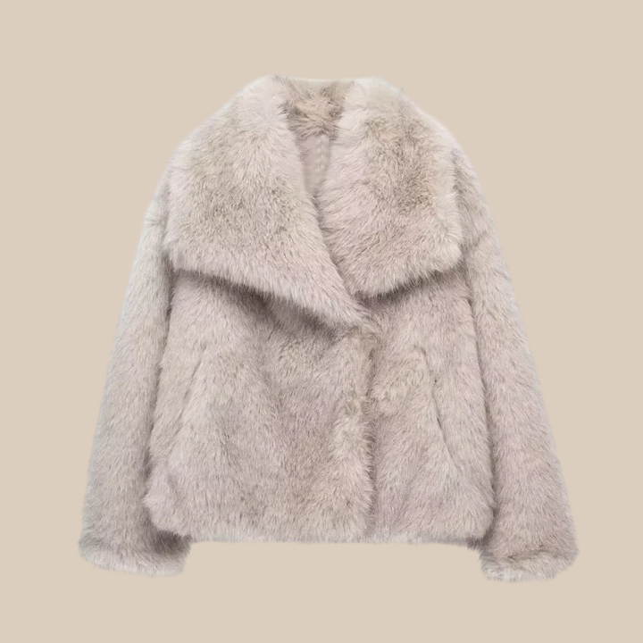 Anamorela Nude Luxe Statement Coat