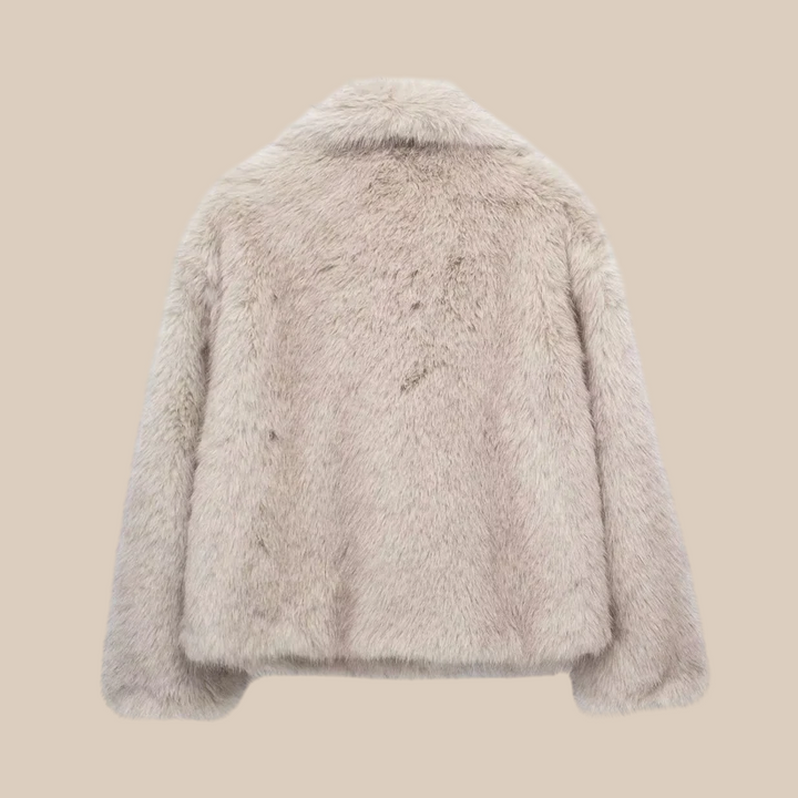 Anamorela Nude Luxe Statement Coat