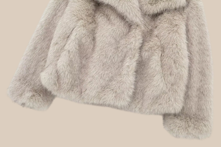 Anamorela Nude Luxe Statement Coat