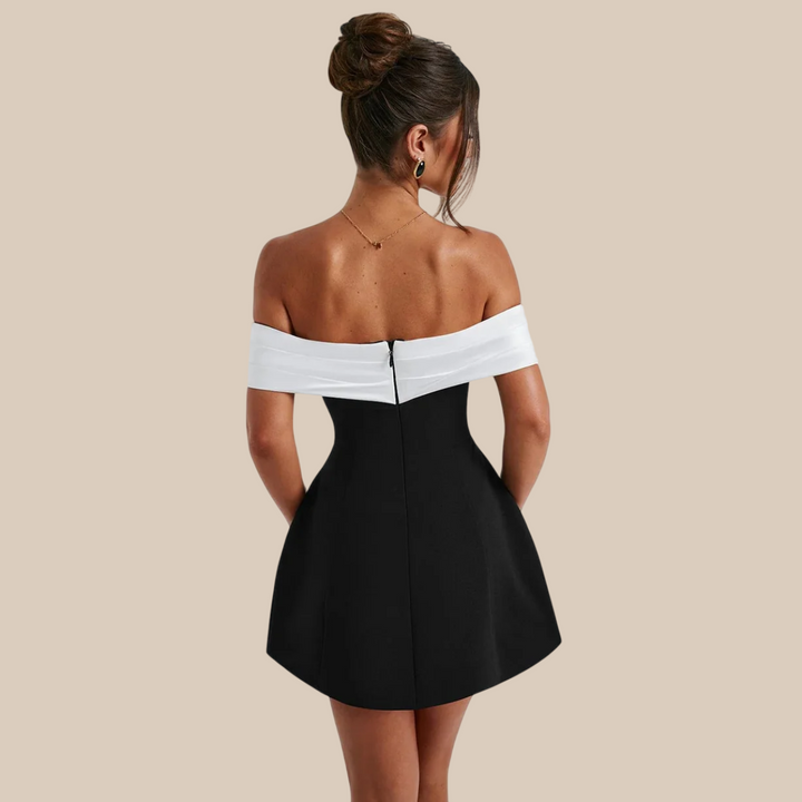 Anamorela Nude Luxe Bow Dress