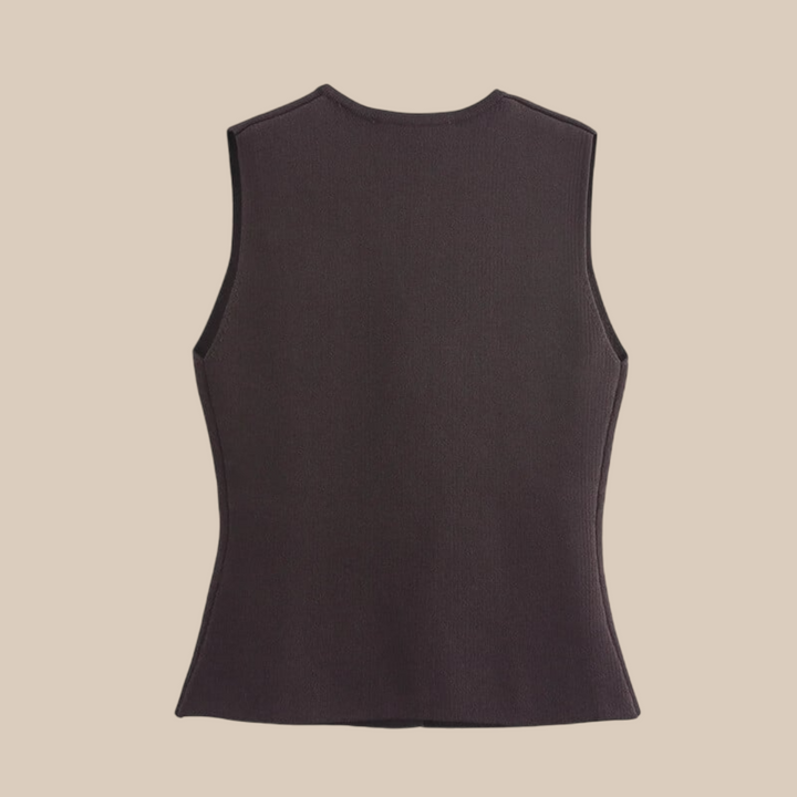 Anamorela Nude Luxe Cardigan Vest