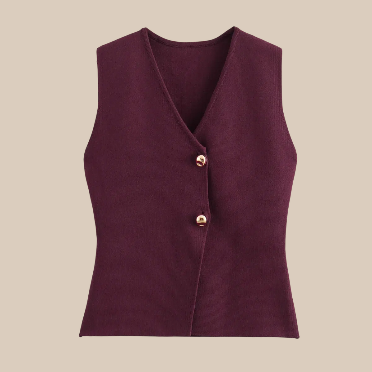 Anamorela Nude Luxe Cardigan Vest