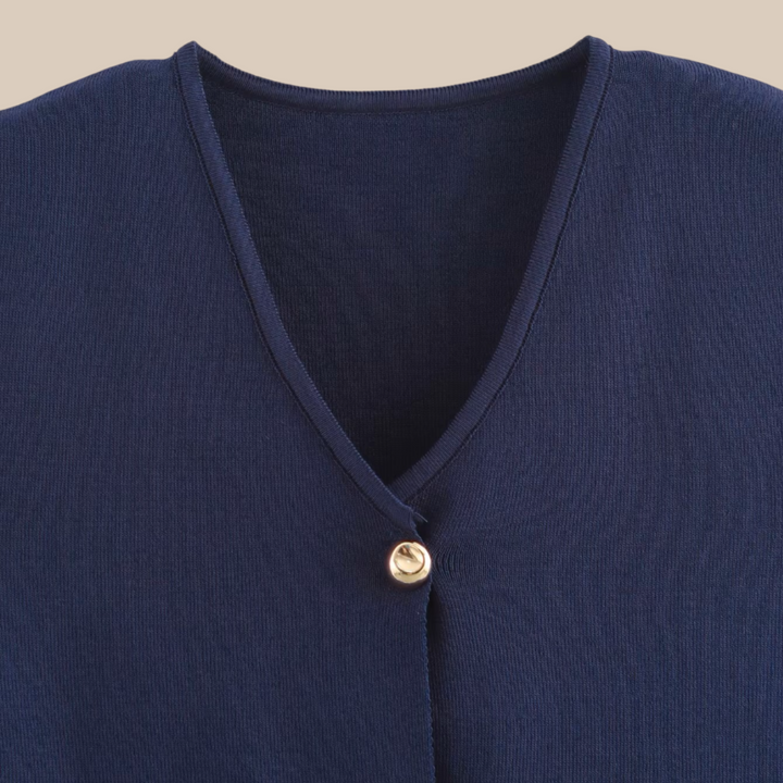Anamorela Nude Luxe Cardigan Vest