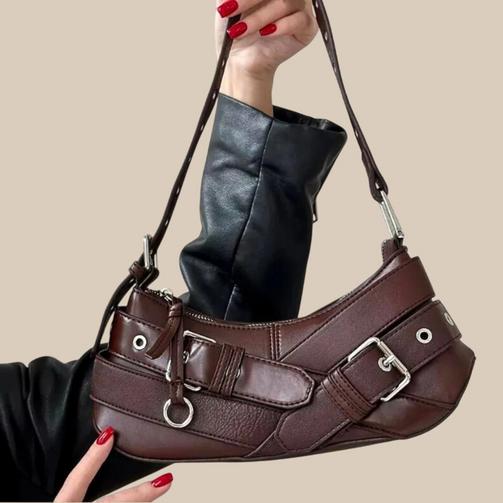 Anamorela Nude Luxe Belted Handbag