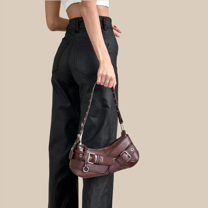 Anamorela Nude Luxe Belted Handbag