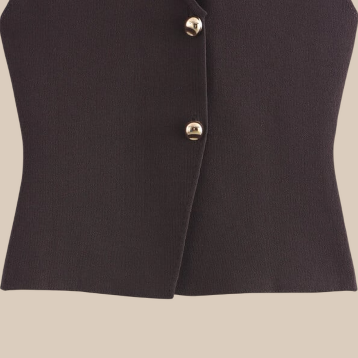 Anamorela Nude Luxe Cardigan Vest