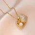Anamorela Nude Luxe Love Pearl Necklace