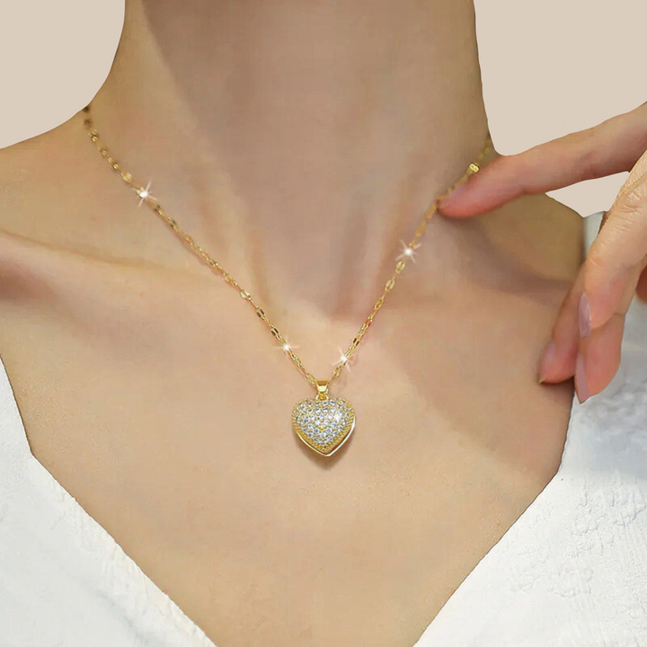 Anamorela Nude Luxe Love Pearl Necklace