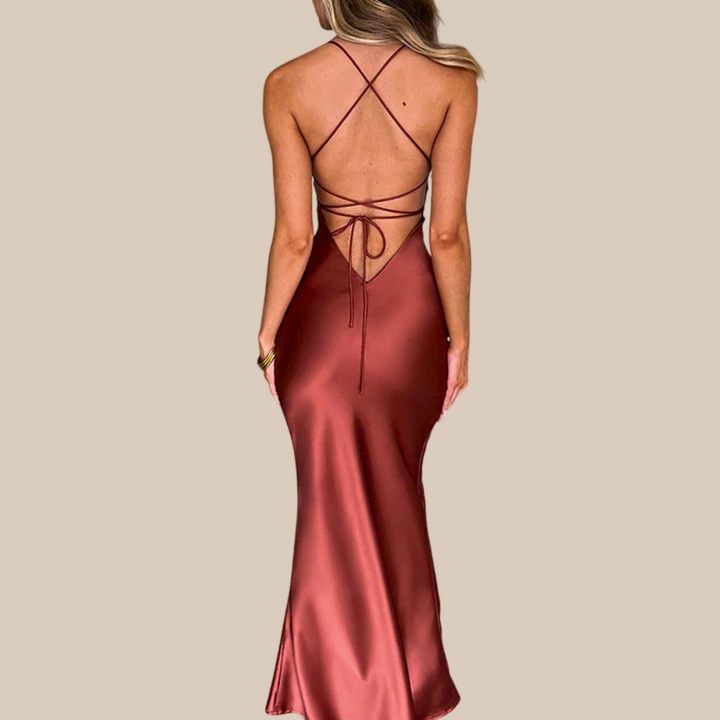 Backless Slim Fit Dress