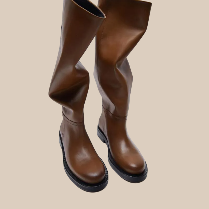Anamorela Nude Luxe Vintage Boots